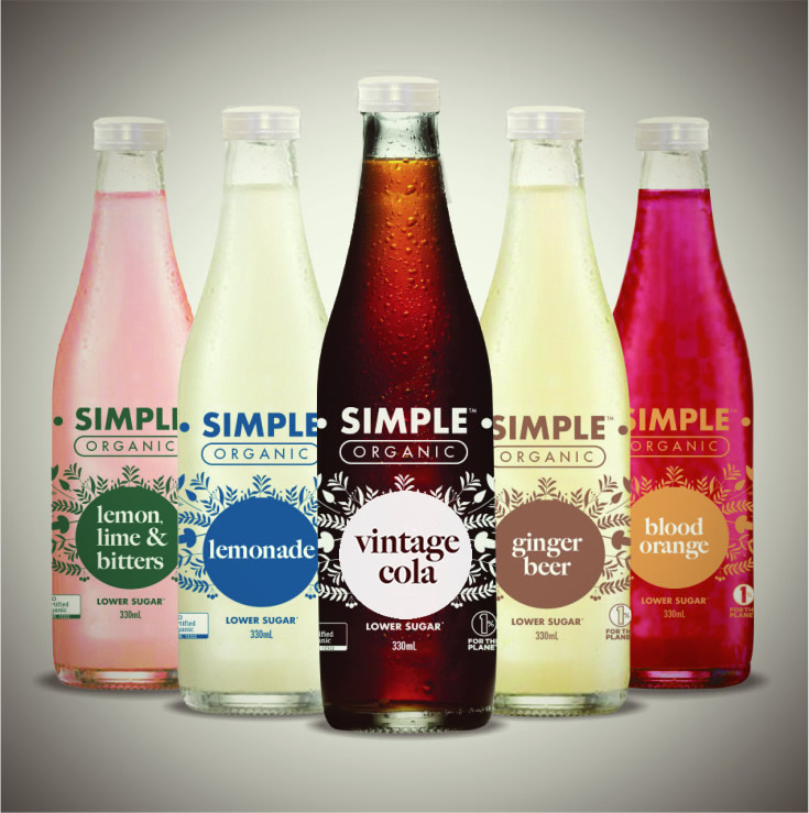 Simple sodas, Australian made