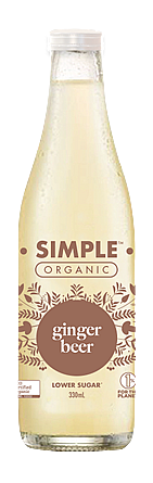 SIMPLE organic sodas GINGER BEER - Australian made
