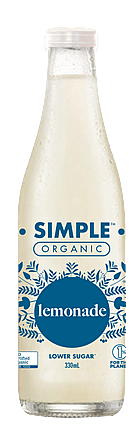 SIMPLE organic sodas LEMONADE - Australian made