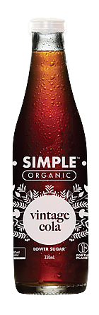 SIMPLE organic sodas COLA - Australian made